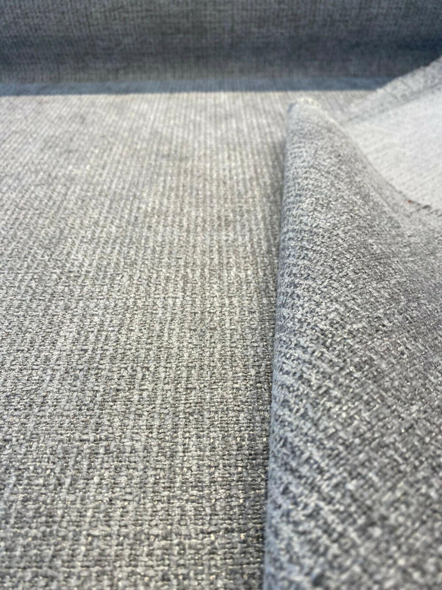 Highland Birch Beige Tweed Chenille Upholstery Fabric By The Yard