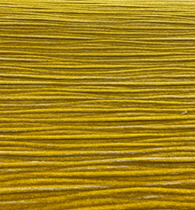  Ora Chartruse Gold Pleated Velvet Upholstery Fabric