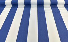  Explorer Sunbrella Blue Cobalt Stripe Outdoor Fabric