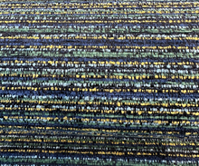  Hollywood Stripe Aquamarine Valdese Chenille Upholstery Fabric