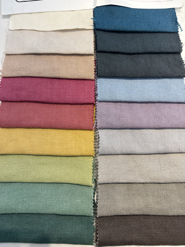 Muldon Irish heavy linen Upholstery Fabric by the yard