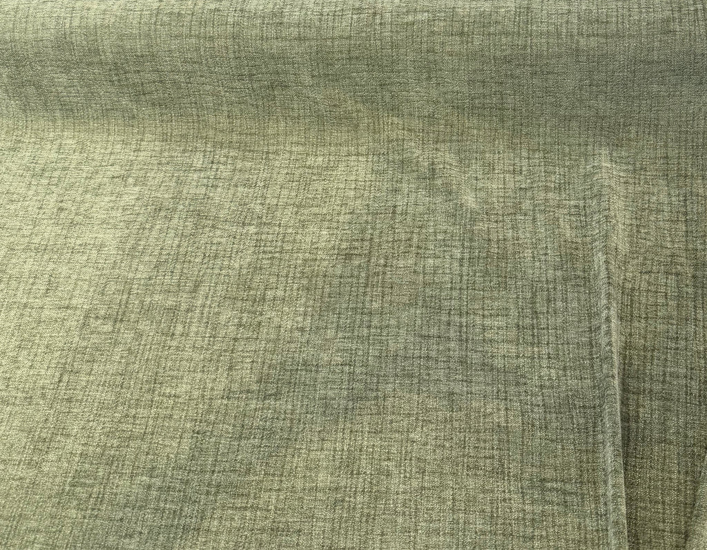 Thames Moss Olive Green 501 Chenille Upholstery Drapery Fabric By The Yard