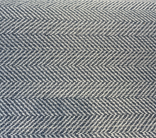  Posh Sapphire Blue Sunbrella Herringbone Outdoor 44157-0053 Fabric