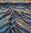 Sunbrella Lahaina Tribal Wave Tuquoise Sunbrella Outdoor Fabric