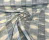 Waverly Sashika Linen Plaid Lagoon Teal Fabric
