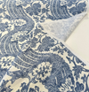 Waverly Brevard Chambray Blue Drapery Upholstery Fabric 