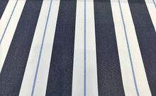  Sunbrella Relate Harbor Blue Stripe Upholstery Outdoor Fabric By the yard