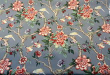  Waverly Mudan Tea Berry Floral Birds Drapery Upholstery Fabric 