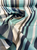 Sunbrella Helena Mist Blue Stripe Upholstery Outdoor Fabric 