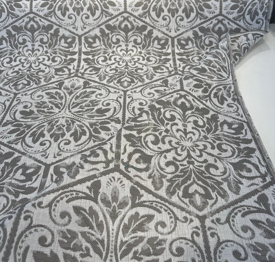 Sunbrella Amsterdam Tile Dove Gray Upholstery Drapery Outdoor Fabric