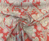 Waverly Grand Gesture Red Fiesta Drapery Upholstery Fabric