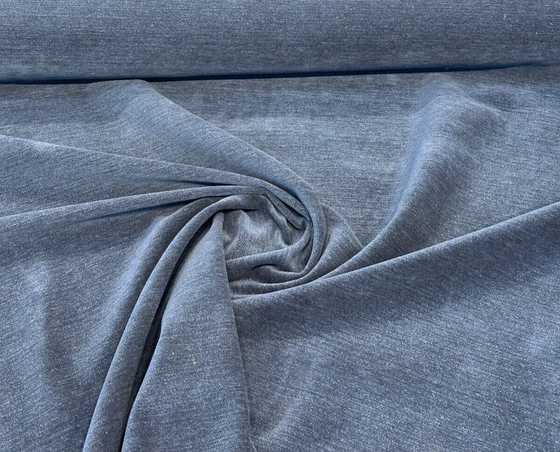 Sunbrella Decor Blue Midnight Chenille 42097-0006 Upholstery Ballard Designs Fabric By the yard