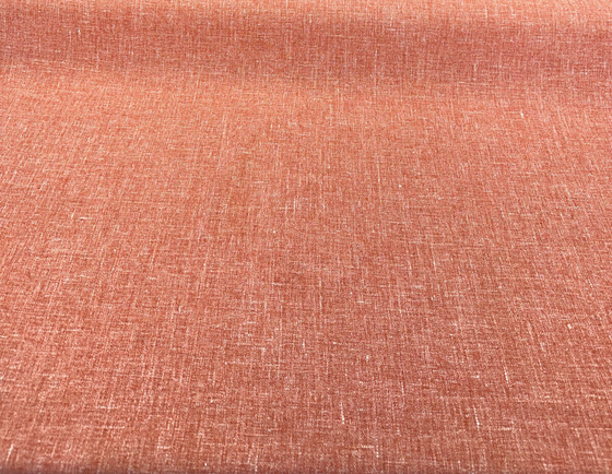 Libeco Belgian Linen Melange Orange Pumpkin Upholstery Fabric By The Yard