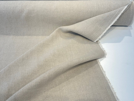 P Kaufmann Linen Don Giovanni Flax Linen Upholstery Drapery Fabric 