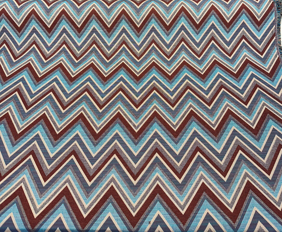 Fischer Sunbrella Jewel Chevron Outdoor Indoor Upholstery Fabric