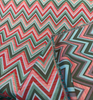 Fischer Sunbrella Emerald Chevron Outdoor Indoor Upholstery Fabric