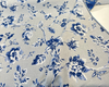 Sunbrella Arianna Floral Delft Blue Upholstery Indoor Outdoor Fabric By the yard