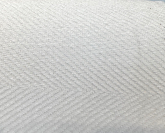 Sunbelievable Performance Chenille Cove White Acrylic Upholstery Fabric By the Yard