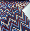 Fischer Sunbrella Redwood Chevron Outdoor Indoor Upholstery Fabric By the yard