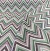 Fischer Sunbrella Amethyst Chevron Outdoor Indoor Upholstery Fabric By the yard