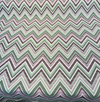 Fischer Sunbrella Amethyst Chevron Outdoor Indoor Upholstery Fabric By the yard