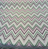 Fischer Sunbrella Amethyst Chevron Outdoor Indoor Upholstery Fabric By the yard