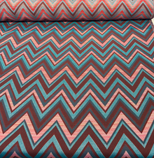  Fischer Sunbrella Carnival Chevron Outdoor Indoor Upholstery Fabric By the yard