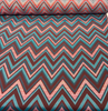 Fischer Sunbrella Carnival Chevron Outdoor Indoor Upholstery Fabric By the yard