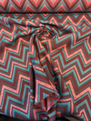 Fischer Sunbrella Carnival Chevron Outdoor Indoor Upholstery Fabric By the yard