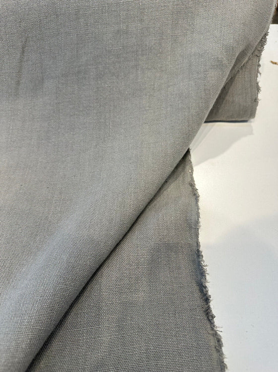 P Kaufmann Linen Don Giovanni Gray Gunmetal Italian Fabric By The Yard