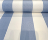 Sunbrella Stripe Townsend Blue Cornflower Outdoor Fabric By the yard