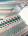 Sunbrella Pindler Willamette Turquoise Stripe Outdoor Upholstery Fabric By The Yard