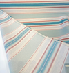 Sunbrella Pindler Willamette Turquoise Stripe Outdoor Upholstery Fabric By The Yard