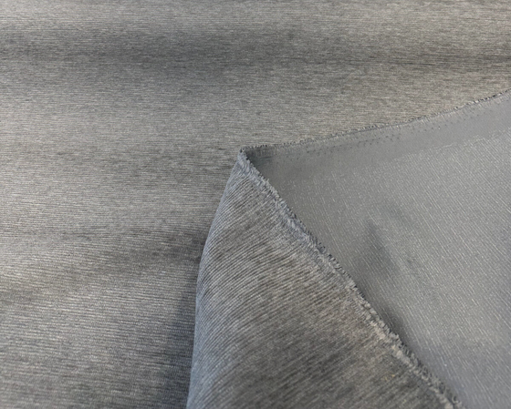 Sunbelievable Performance Coastal Shield Dark Gray Chenille Fabric