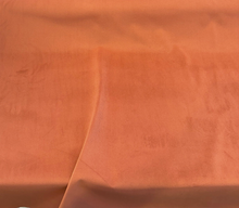  Posh Velvet Picante Fiery Orange Backed Soft Upholstery Fabric