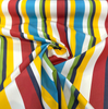 Sunbrella Panorama Carnival Red Blue Stripe Outdoor Milliken Fabric By the yard