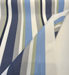 Sunbrella Panorama Oceanic Blue Gray Stripe Outdoor Milliken Fabric By the yard