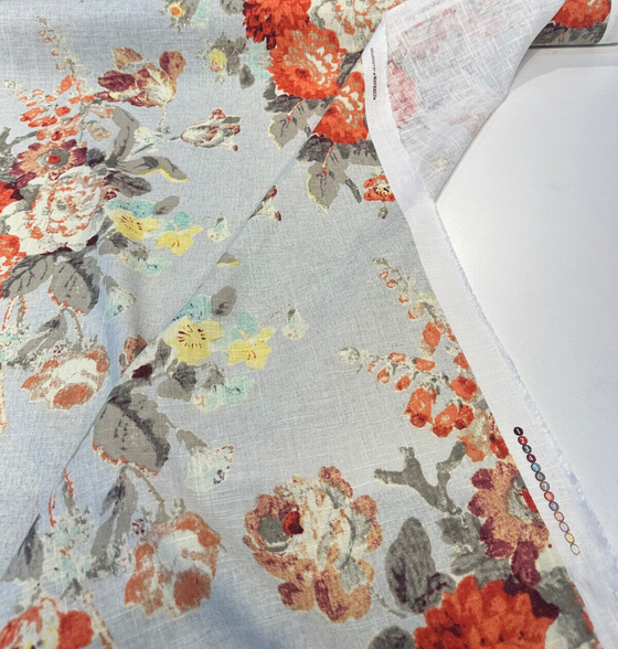 Waverly Nora Nectar Floral Upholstery Drapery Fabric By the Yard