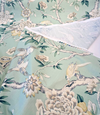 Waverly Mudan Jelep Green Floral Birds Drapery Upholstery Fabric By the Yard