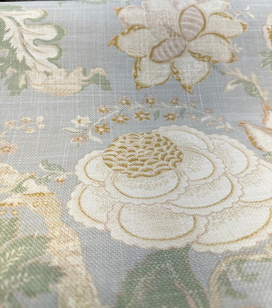 Waverly Hazel Endive Floral Upholstery Drapery Fabric