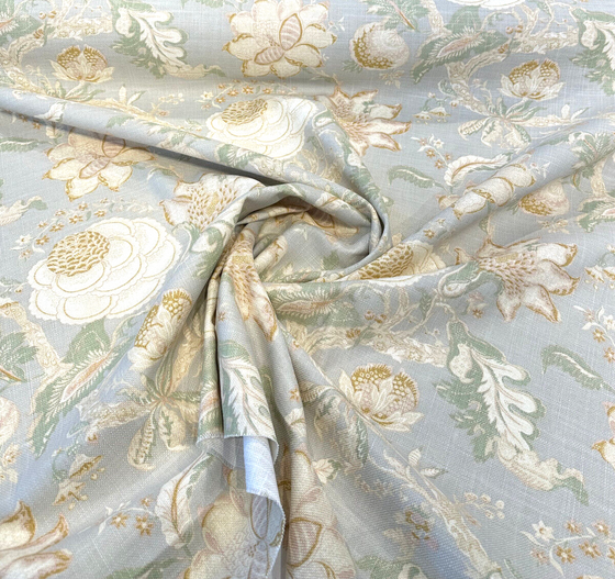 Waverly Hazel Endive Floral Upholstery Drapery Fabric