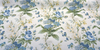 Waverly Lucinda Lankspur Blue Green Floral Drapery Upholstery Fabric By the Yard