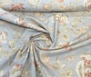 Waverly Adalet Chambray Gray Jacobean Drapery Upholstery Fabric