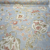 Waverly Adalet Chambray Gray Jacobean Drapery Upholstery Fabric By the Yard