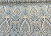 Waverly Set The Mood Damask Indigo Blue Upholstery Drapery Fabric 