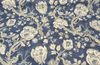 Waverly Adalet Indigo Blue Jacobean Drapery Upholstery Fabric By the Yard