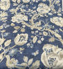 Waverly Adalet Indigo Blue Jacobean Drapery Upholstery Fabric By the Yard