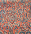 Waverly Clubroom Paisley Damask Majesty Red Chenille Upholstery Fabric By The Yard