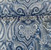 Waverly Clubroom Paisley Damask Prussian Chenille Upholstery Fabric By The Yard