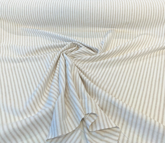 Waverly Pisa Stripe Ticking Linen Blend Drapery Upholstery Fabric By the Yard